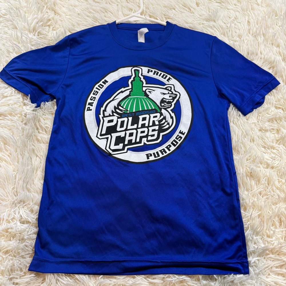 W40. Madison west (WI) polar caps t-shirt (YM‎ 10/12)